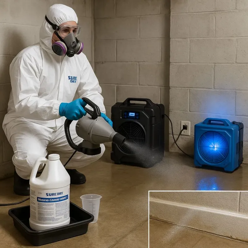 Sanitization and Odor Removal process in Alta Sierra, CA